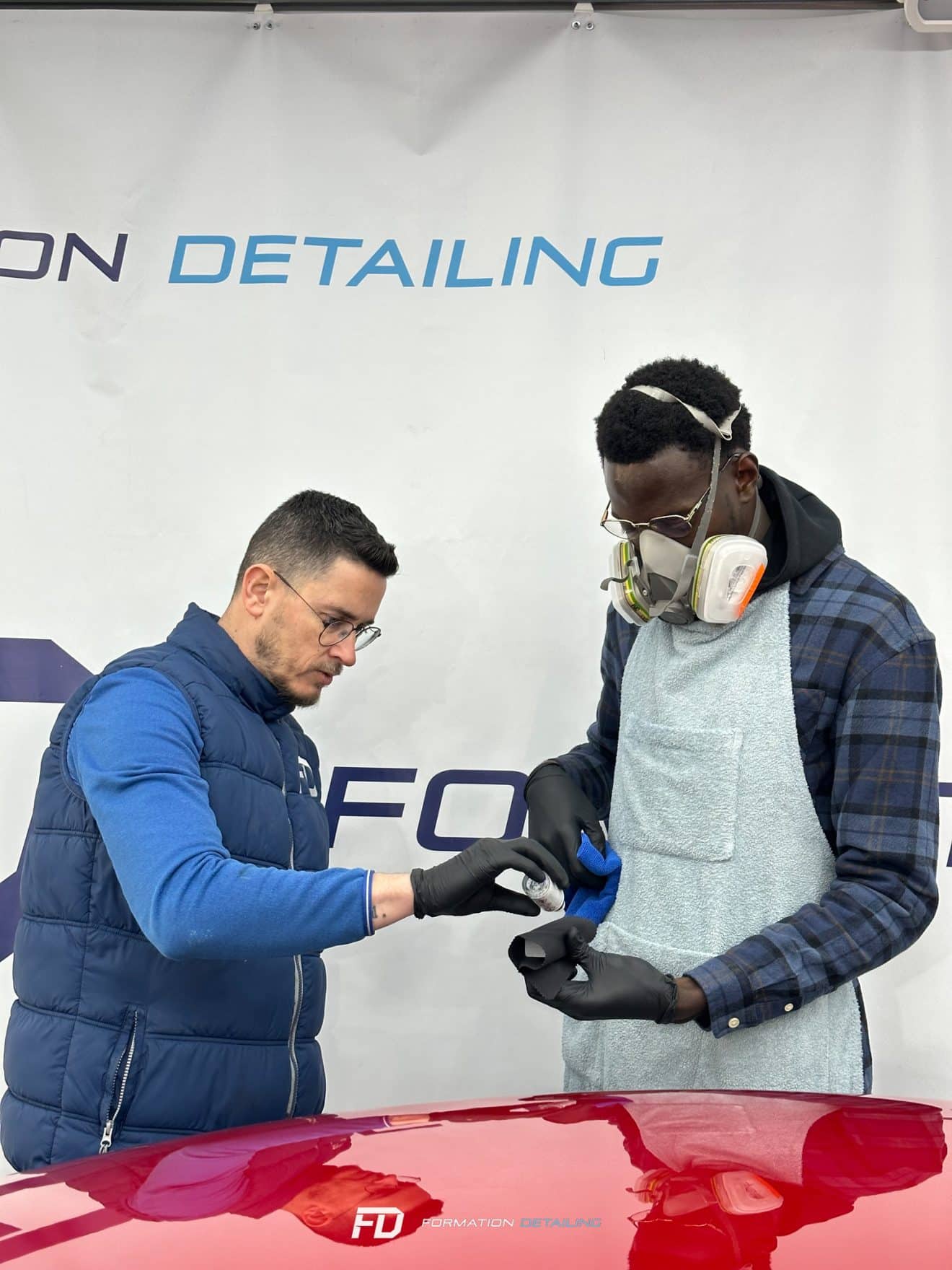 Mars 2023 Photos de formation en detailing auto Porsche 356