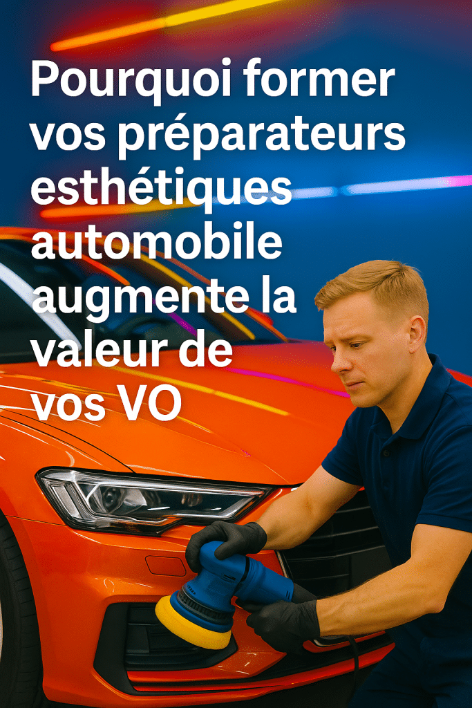 Former ses préparateurs VO - revalorisation des véhicules d’occasion