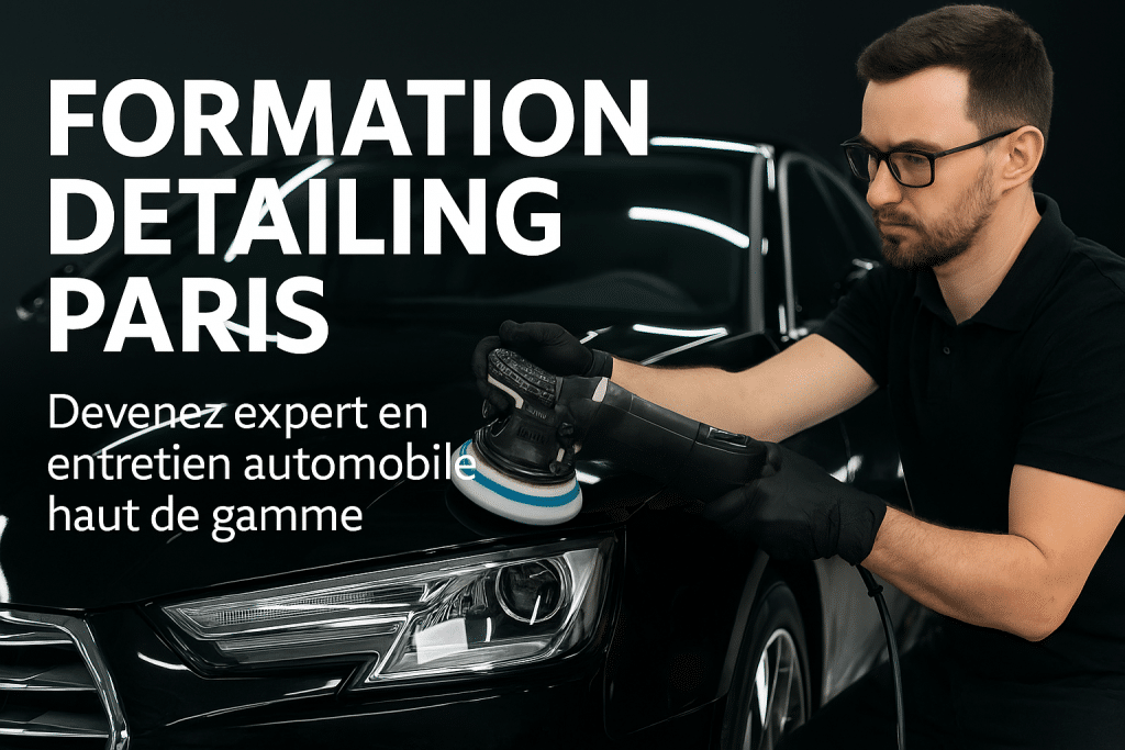Formation detailing à Paris dans le centre leader de l'entretien automobile haut de gamme – Apprenez le polissage, la céramique et les techniques expertes