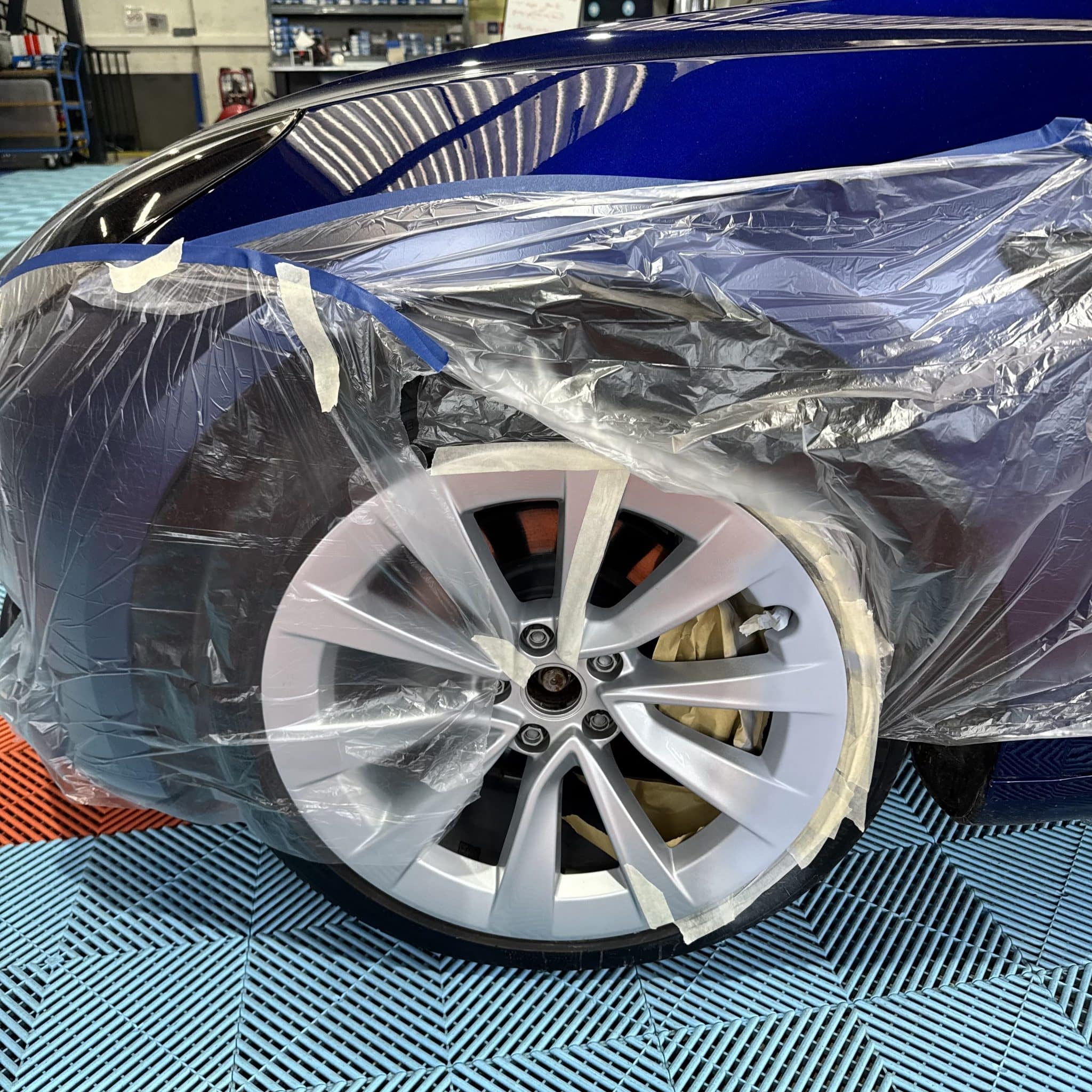 formation réparation jantes aluminium peintes