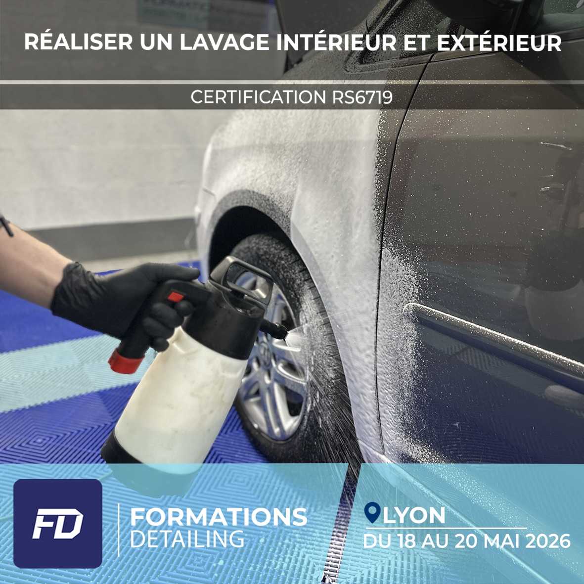 formation certifiante lavage auto LYon 69 - cpf - Certification nettoyage voiture (8)