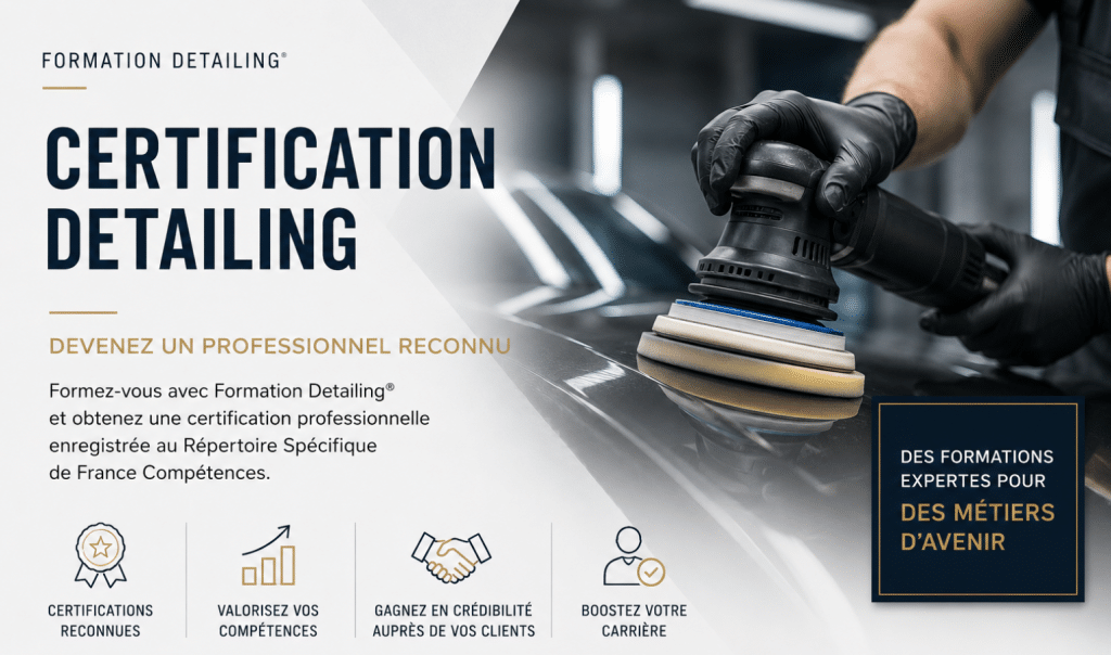 certification detailing polissage et lavage - FD Formations