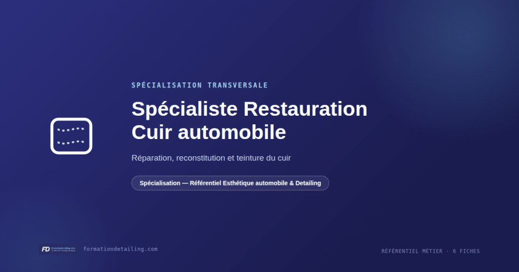 Fiche metier Specialiste-Restauration-Cuir - referentiel FD Formation Detailing