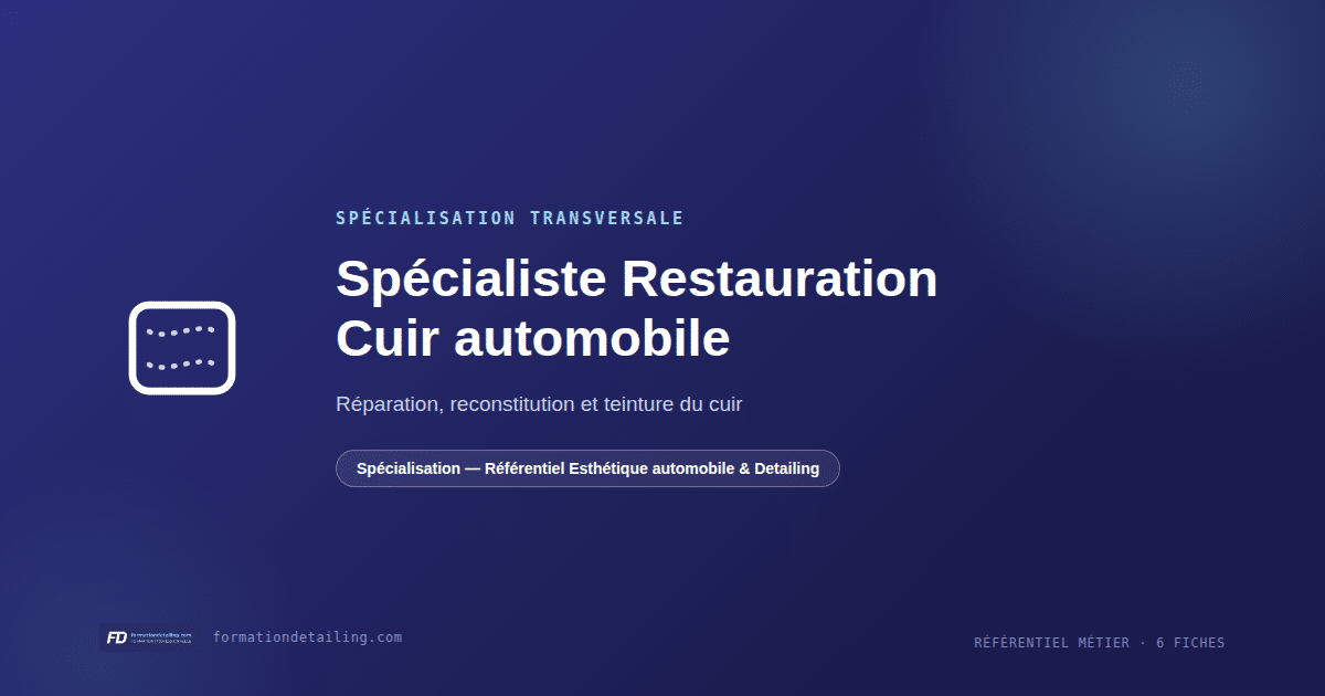 Fiche metier Specialiste-Restauration-Cuir - referentiel FD Formation Detailing